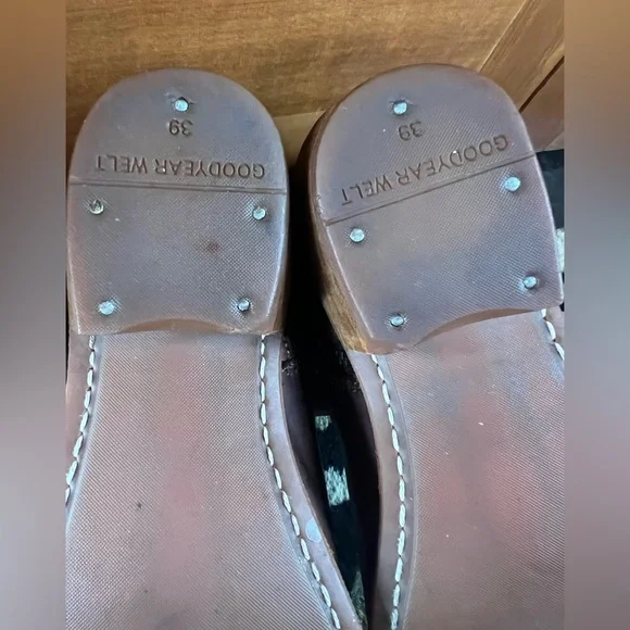 Bussola,  est1976, western ankle boots, distressed, 39, Goodyear welt sole,heels - Picture 12 of 12